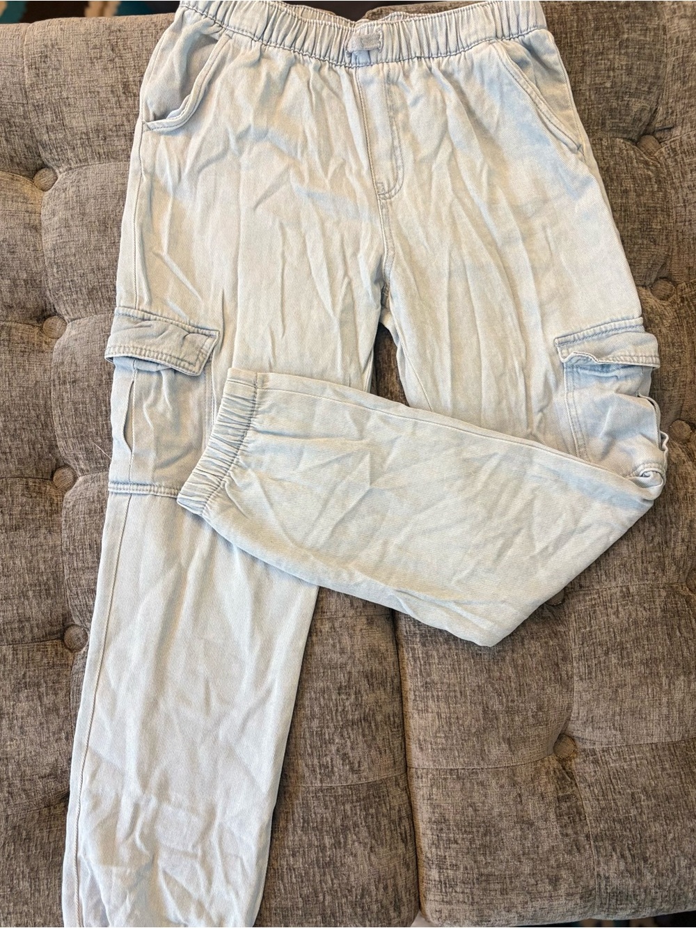 Cat & Jack Light Blue Cargo Jogger Jeans for Kids